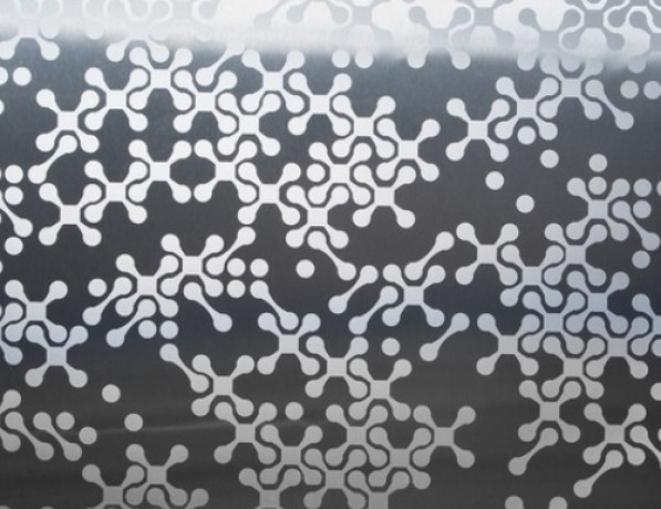 Лист нержавеющий декоративный узорный U7 AISI 304 4 мм 4 фото