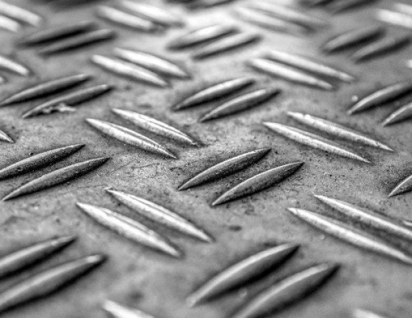 Лист нержавеющий рифленый г/к дуэт AISI 304 3 мм фото