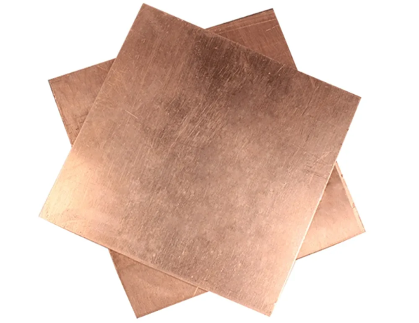 Пластина медная луженая для гальваники М1 0,1х15х50 мм ГОСТ 1173-2006 фото