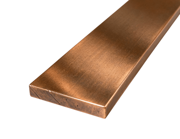 Полоса бронзовая г/к БрАЖ9-4 2,5х6 мм ГОСТ 1595-90 фото