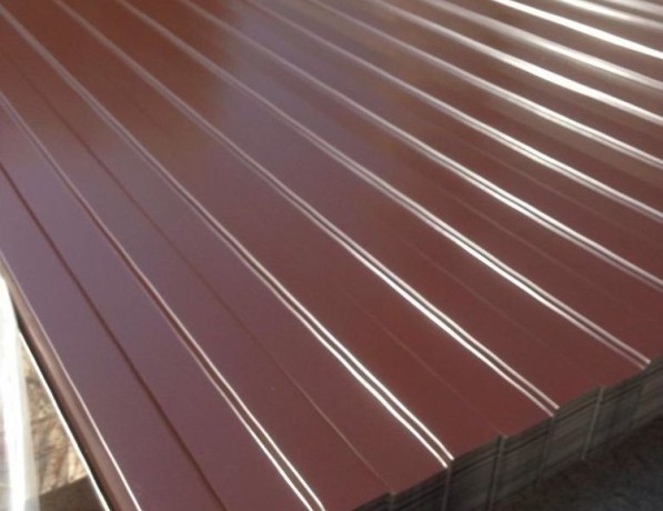 Профнастил стальной стеновой односторонний плоский гладкий пастельно-синий С18 0,5х18х1150х1187 мм ТУ 1122-079-02494680-01 фото