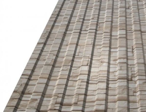 Профнастил стальной стеновой односторонний плоский гладкий камень С75 0,7х75х1000х1047 мм ГОСТ 24045-94 фото