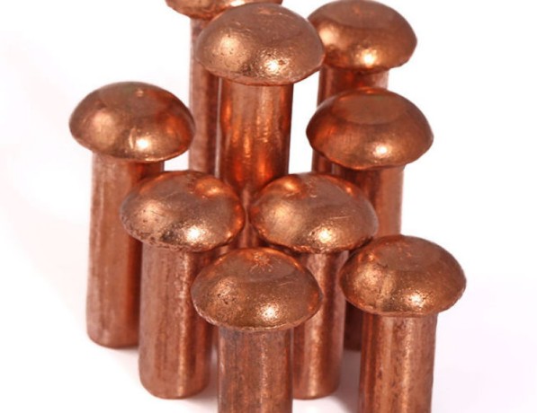 Заклепки медные круглые вытяжные для общего назначения М1 1,2х6 мм  ГОСТ 10299-80 фото
